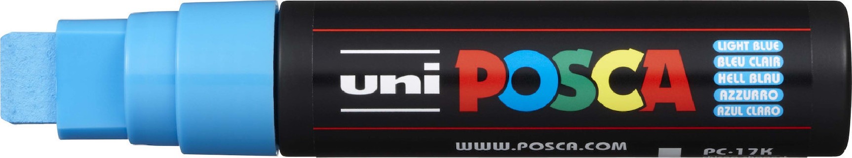 Posca PC-17K Ανεξίτηλος Μαρκαδόρος 15mm Γαλάζιο PC-17K/8