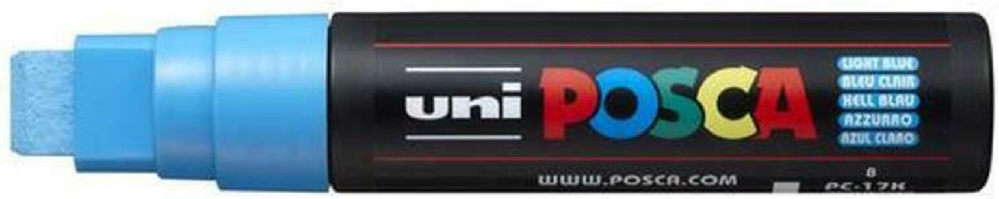 Posca PC-17K Ανεξίτηλος Μαρκαδόρος 15mm Γαλάζιο PC-17K/8