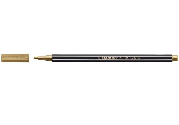 Stabilo Pen 68 Μαρκαδόρος Σχεδίου 1mm Χρυσός 68/810