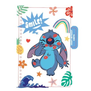 Διακάκης Παιδικό Σημειωματάριο Σπιράλ Stitch & Angel με Αυτοκόλλητα 000564653