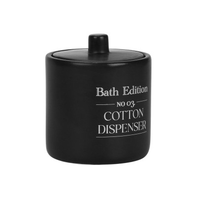 ESTIA ΔΟΧΕΙΟ ΓΙΑ ΒΑΜΒΑΚΙ MYST STONEWARE ΜΑΥΡΟ