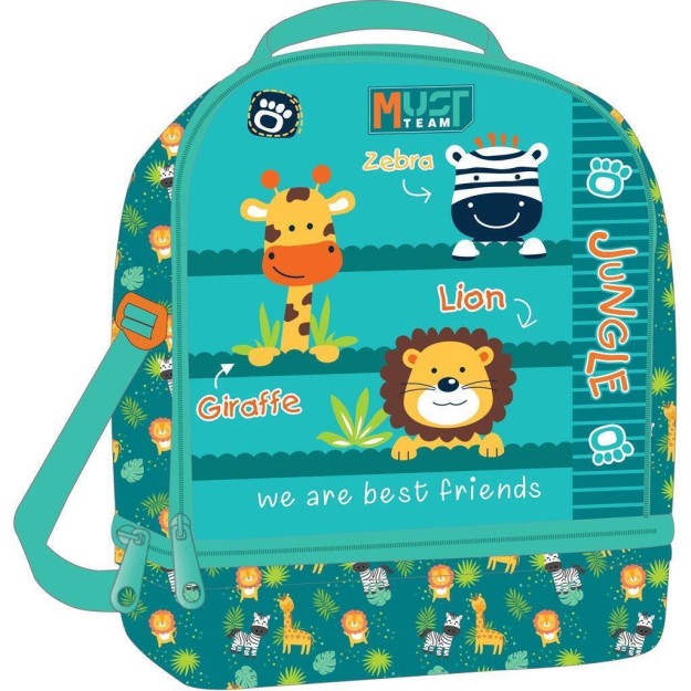 Τσαντακι Φαγητου Must Team 22χ16χ28 Ισοθερμικο Jungle Animals