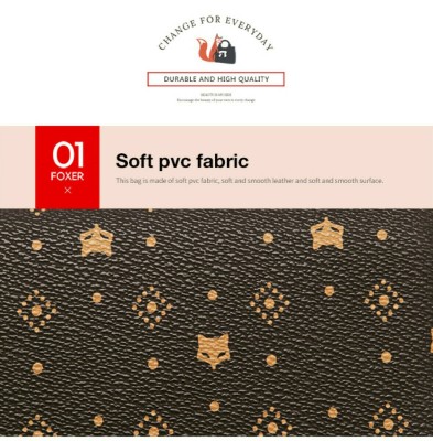 Foxer 230046F Μικρό Δερμάτινο Γυναικείο Πορτοφόλι Καφέ 230046F