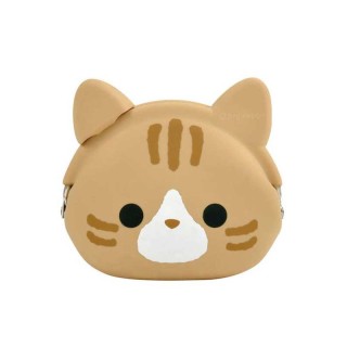 Γατάκι Παιδικό Πορτοφόλι Κερμάτων με Clasp για Κορίτσι Καφέ 20112