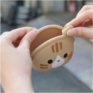 Γατάκι Παιδικό Πορτοφόλι Κερμάτων με Clasp για Κορίτσι Καφέ 20112