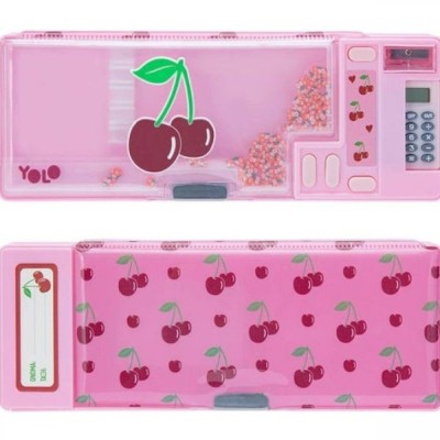 Yolo Κασετίνα Βαρελάκι με 1 Θήκη Μπορντό 11307