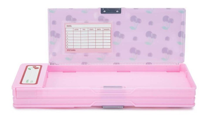 Yolo Κασετίνα Βαρελάκι με 1 Θήκη Μπορντό 11307