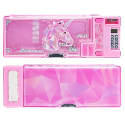 Παιδική Ρετρό Plus Water Κασετίνα Κομπιουτεράκι Sparkling Unicorn 26x9x3cm Yolo