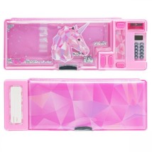 Παιδική Ρετρό Plus Water Κασετίνα Κομπιουτεράκι Sparkling Unicorn 26x9x3cm Yolo