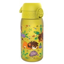 Ion8 Παιδικό Παγούρι Πλαστικό Non Spill Κίτρινο 350ml I8RF350PYLION Λιοντάρι