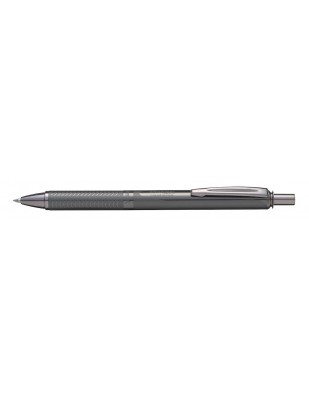 Pentel Στυλό Rollerball 0.7mm Ανθρακί με Μαύρο Μελάνι BL407-MA