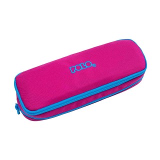 Polo Duo Box Κασετίνα με 2 Θήκες Φούξια/Γαλάζιο 9-37-004-4456