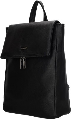 Charm London Γυναικεία Τσάντα Πλάτης Μαύρη 23090-001