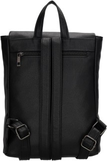 Charm London Γυναικεία Τσάντα Πλάτης Μαύρη 23090-001