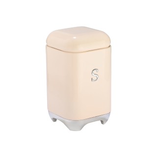 ESTIA ΔΟΧΕΙΟ ΓΙΑ ΖΑΧΑΡΗ EPOQUE ΜΕΤΑΛΛΙΚΟ 11x18.8cm ΚΡΕΜ