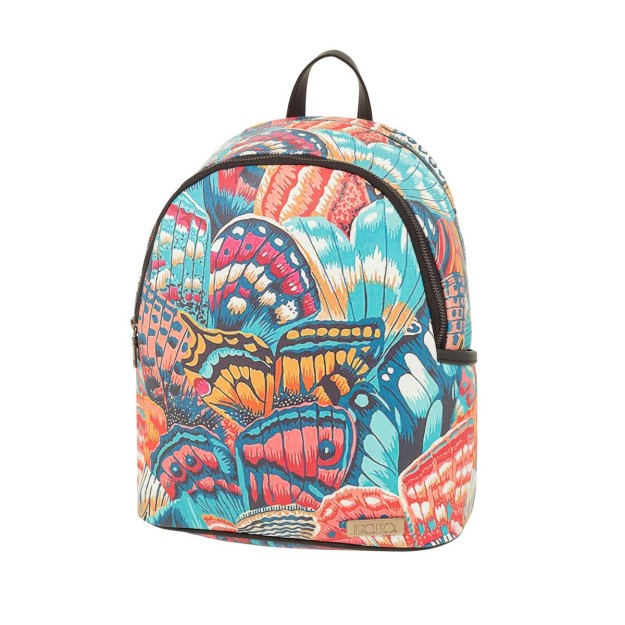 Polo Σχολική Τσάντα Πλάτης Νηπιαγωγείου Πολύχρωμη με Θήκη για Παγούρι 10lt 9-07-049-8332 2024