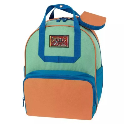 Polo Vintage Σχολική Τσάντα Πλάτης Νηπιαγωγείου Πορτοκαλί 9-07-080-6873