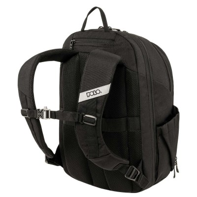 Polo Quest Small Σακίδιο Πλάτης Υφασμάτινο 20lt Μαύρο 9-02-066-2000