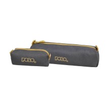 Polo Original Wallet Κασετίνα Βαρελάκι με 1 Θήκη Γκρι/Κίτρινο 9-37-006-2276