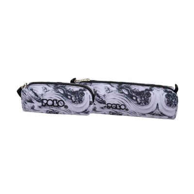 Polo Original Wallet Κασετίνα Βαρελάκι με 1 Θήκη Μαύρο/Άσπρο 9-37-006-8341