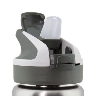 Παιδικό Παγούρι Πλαστικό με Καλαμάκι Πράσινο 450ml