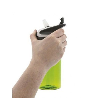 Παιδικό Παγούρι Πλαστικό με Καλαμάκι Πράσινο 450ml