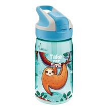 Laken Παιδικό Παγούρι Πλαστικό με Καλαμάκι Lazy Tritan 450ml LTNSLA