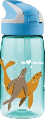 Laken Παιδικό Παγούρι Πλαστικό με Καλαμάκι Γαλάζιο 450ml GTNSF