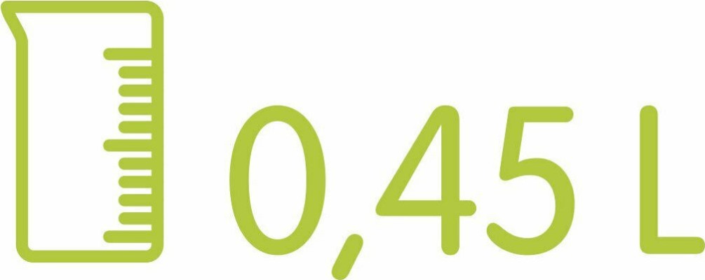 Laken Παιδικό Παγούρι Πλαστικό με Καλαμάκι Γαλάζιο 450ml GTNSF