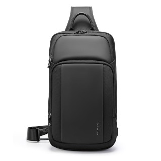 Bange Ανδρική Τσάντα Στήθους Μαύρη 7795