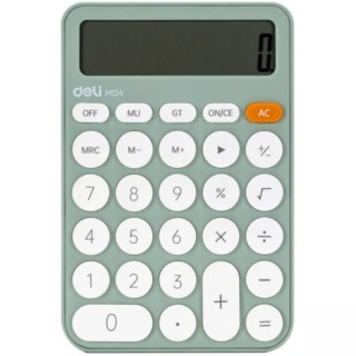 Deli Αριθμομηχανή 338944 12 Ψηφίων σε Πράσινο Χρώμα