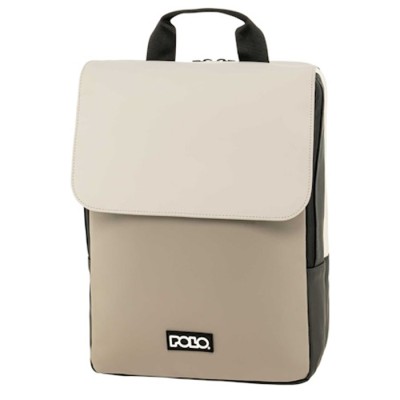 Polo Breeze Υφασμάτινο Σακίδιο Πλάτης 10lt Μπεζ/Γκρι 9-02-062-2300