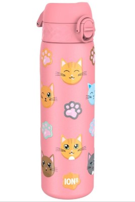 Ion8 Γάτες Παιδικό Παγούρι Θερμός Ανοξείδωτο 500ml I8TS500PRCATS
