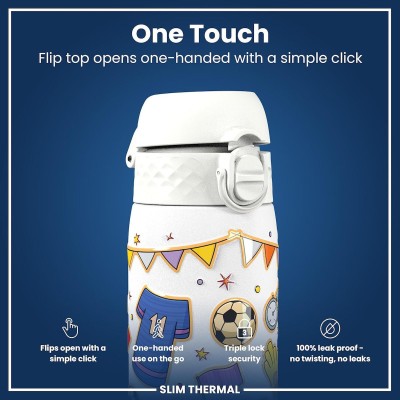 Ion8 Παιδικό Παγούρι Θερμός Ποδόσφαιρο Ανοξείδωτο 500ml I8TS500PIFOOT