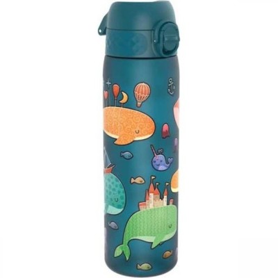 Ion8 Slimkids Παιδικό Παγούρι Πλαστικό Μπλε 500ml (Διάφορα Σχέδια/Χρώματα) I8RF500PTWHALES