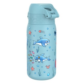 Ion8 Παιδικό Παγούρι Ανοξείδωτο Non Spill Γαλάζιο 400ml (Διάφορα Σχέδια/Χρώματα) I8SS400PBSHARK