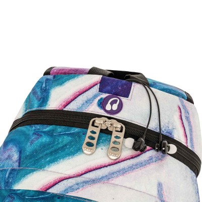 Polo Original Double Scarf Σχολική Τσάντα Πλάτης Γυμνασόυ-Λυκείου Πολύχρωμη με Θήκη για Παγούρι 30lt 9-01-202-8343