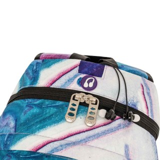 Polo Original Double Scarf Σχολική Τσάντα Πλάτης Γυμνασόυ-Λυκείου Πολύχρωμη με Θήκη για Παγούρι 30lt 9-01-202-8343