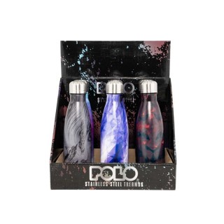 Polo Μπουκάλι Θερμός Ανοξείδωτο 500ml Κοκκινο - Μαυρο 9-49-004-8337