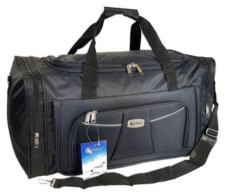 Cardinal 1300/402 Σακ Βουαγιάζ 54lt Μαύρο Υφασμάτινο Μ60xΠ28xΥ32εκ. 1300/402