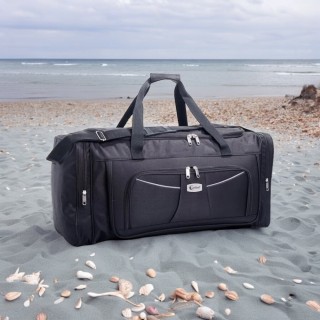 Cardinal 1300/402 Σακ Βουαγιάζ 54lt Μαύρο Υφασμάτινο Μ60xΠ28xΥ32εκ. 1300/402