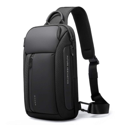 Bange Ανδρική Τσάντα Στήθους σε Μαύρο χρώμα 7566