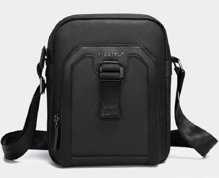 Τigernu L-5209 Ανδρική Τσάντα Ώμου Χιαστί Μαύρη Αδιάβροχη