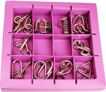 Eureka 10 Puzzles Γρίφος από Μέταλλο Purple για 8+ Ετών 473359