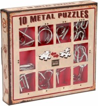 Eureka 10 Puzzles Γρίφος από Μέταλλο Red για 8+ Ετών 473358