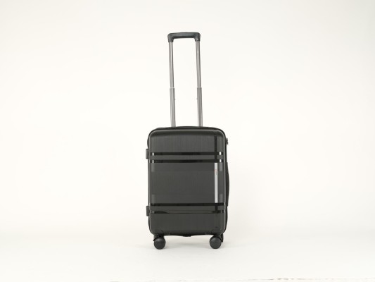 Cardinal Βαλίτσα Ταξιδιού Καμπίνας Σκληρή Μαύρο με 4 Ρόδες Ύψους 48εκ. 2017/50