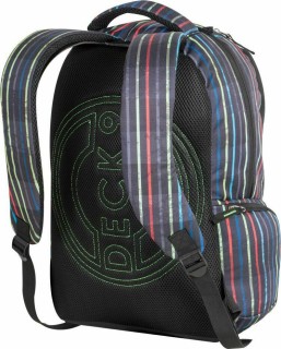 Deck 9 Line Σχολική Τσάντα Πλάτης Γυμνασίου - Λυκείου Πολύχρωμη 8-01-814-05