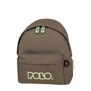 Polo Mini Σχολική Τσάντα Πλάτης Νηπιαγωγείου Σταχτί/Τιρκουάζ 9-01-067-2759