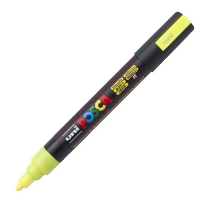 Posca PC-5M Μαρκαδόρος Σχεδίου 2.5mm Κίτρινος PC-5M/F2