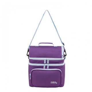 Polo Double Cooler Σχολική Τσάντα Φαγητού Μωβ 9-07-096-4657